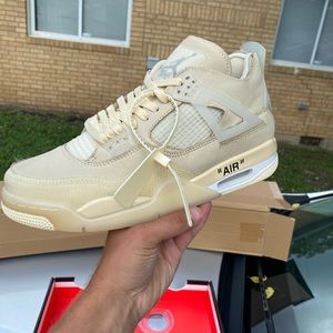 Off White Sail Jordan Retro 4